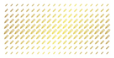 Termometre altın noktalı matris