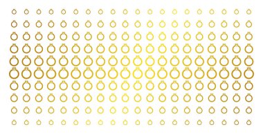 Yakut yüzük altın noktalı kılavuz