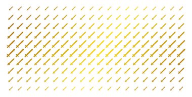 Kılıç altın noktalı resim deseni