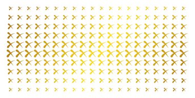 Altın yarı ton dizi silmek