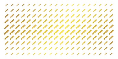 Tarak altın noktalı resim efekti