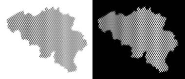 Yarı ton Belçika Haritası