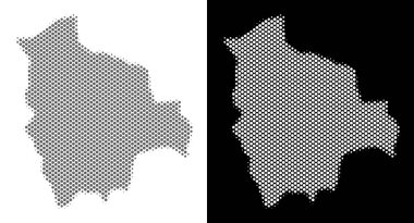 Yarı ton Bolivya Haritası