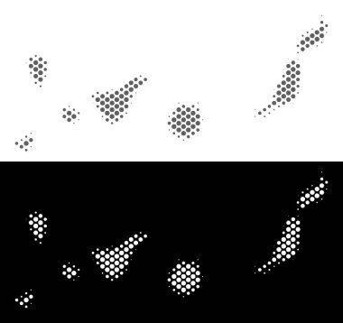 Yarı ton canarinha İspanya Adaları Haritası