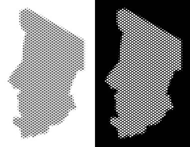 Yarı ton Çad Haritası