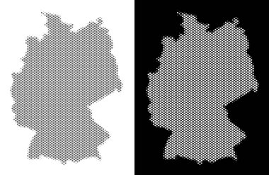 Yarı ton Almanya Haritası
