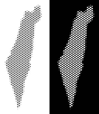 Yarı ton İsrail Haritası