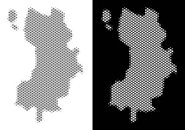 Yarı ton Koh Tao Tayland ada Haritası