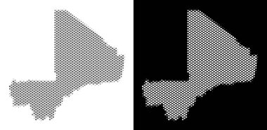 Yarı ton Mali Haritası