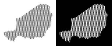 Yarı ton Nijer Haritası