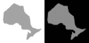 Yarı ton Ontario Eyaleti harita