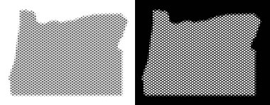 Yarı ton Oregon State harita