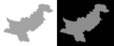 Yarı ton Pakistan Haritası