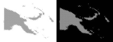 Yarı ton Papua Yeni Gine Haritası