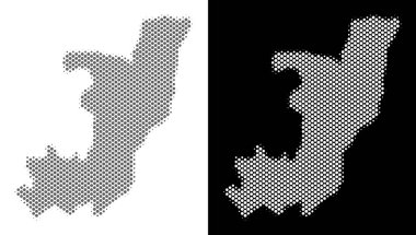 Yarı ton Cumhuriyeti Kongo Haritası