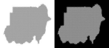 Yarı ton Sudan Haritası