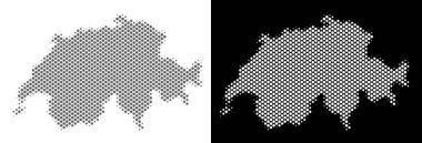 Noktalı resim Swissland harita