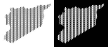 Yarı ton Suriye Haritası