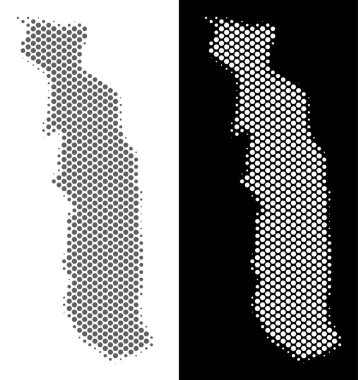 Yarı ton Togo Haritası