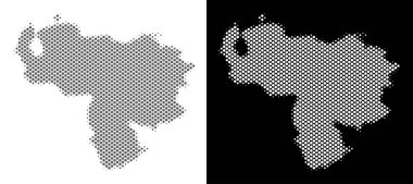 Yarı ton Venezuela Haritası