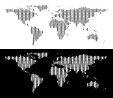 noktalı resim Dünya Haritası