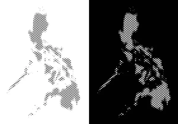 Yarı ton Filipinler Haritası