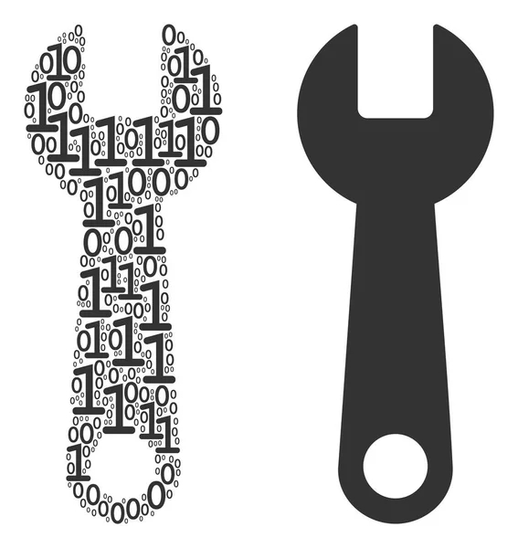 İngiliz anahtarı kolaj ikili basamak