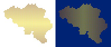 Altın nokta Belçika Haritası