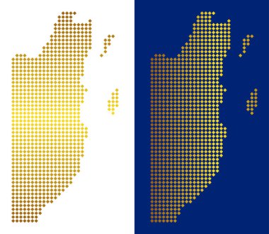 Altın nokta Belize Haritası