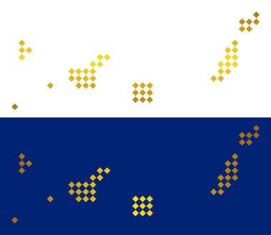 Golden soyut canarinha İspanya Adaları Haritası