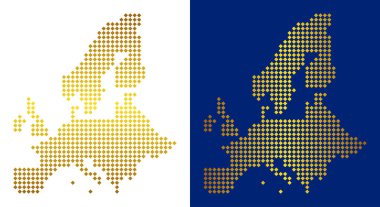 Altın nokta Avrupa Birliği harita