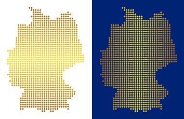 Altın nokta Almanya Haritası