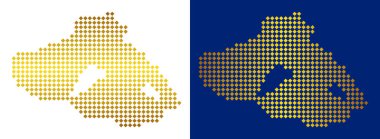 Altın nokta Yunan Midilli (ada) harita