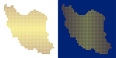 Altın nokta Iran Haritası