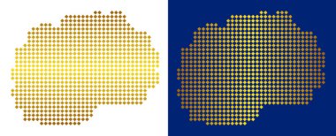 Altın nokta Makedonia harita