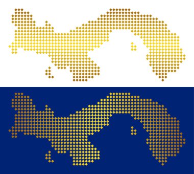 Altın nokta Panama Haritası