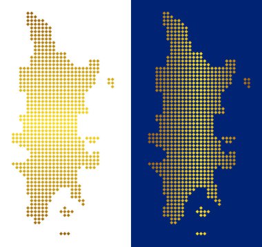 Altın Phuket harita noktalı