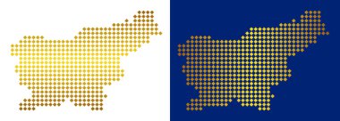 Altın nokta Slovenya harita