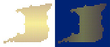 Altın nokta Trinidad ada Haritası