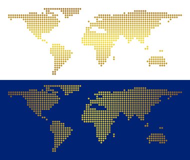 Altın nokta Dünya Haritası