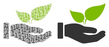 Eco başlangıç el kompozisyon ikili basamak