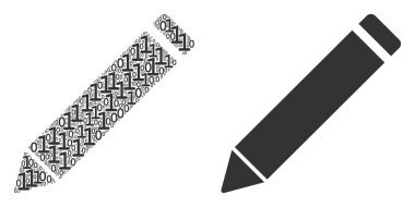 İkili basamak kalem Kompozisyon düzenleme