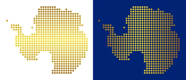 Altın nokta Antarktika harita