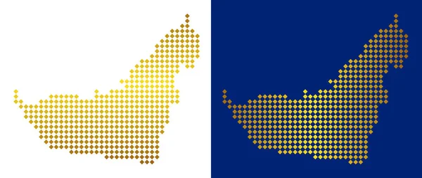 Altın nokta Arap Emirlikleri harita