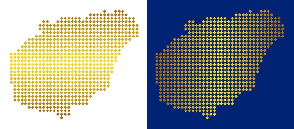 Altın Hainan Adası harita noktalı