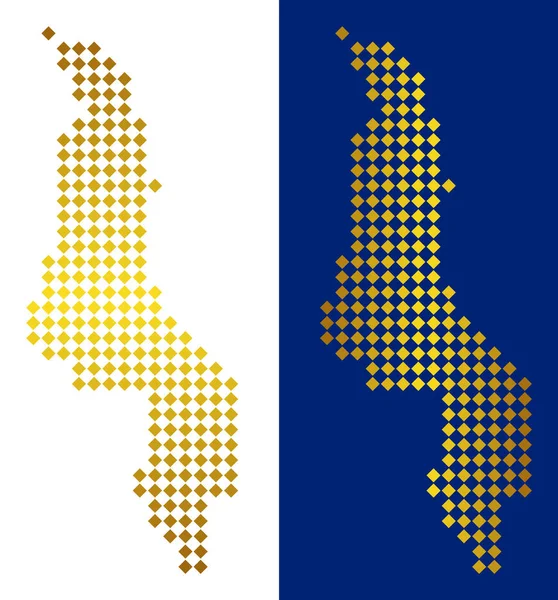 Altın nokta Malavi Haritası