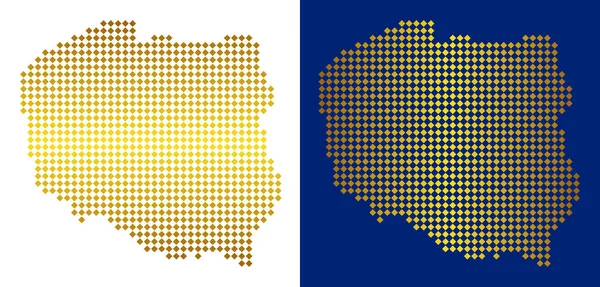 Altın nokta Polonya harita