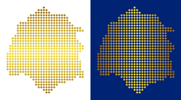 Altın Thassos Yunan Adası harita noktalı