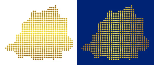 Altın soyut Vatikan Haritası