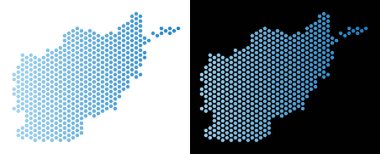 Afganistan harita petek soyutlama